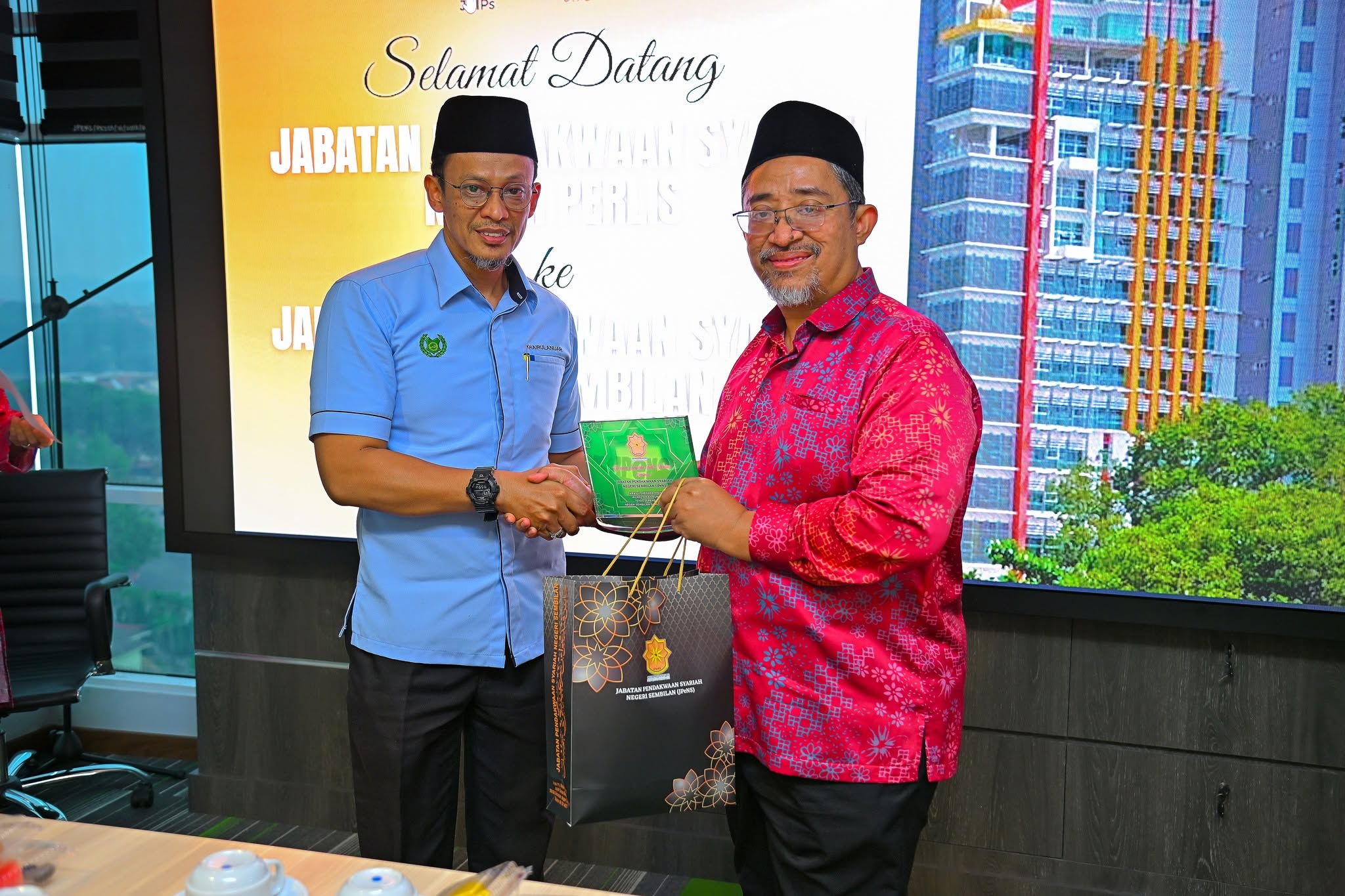 LAWATAN KERJA JABATAN PENDAKWAAN SYARIAH NEGERI PERLIS KE JPeNS